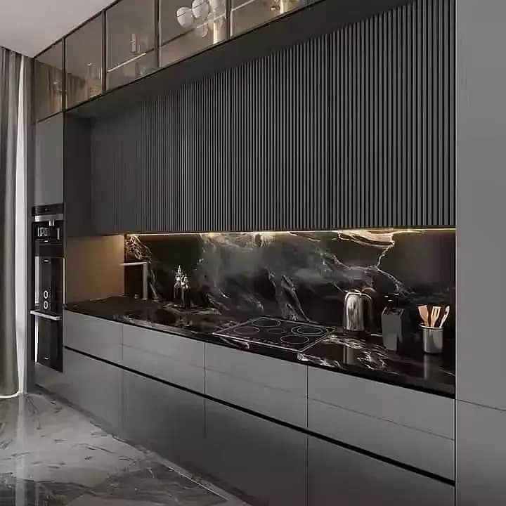 False ceiling/Wall panels/Fancy Mirror/Wall Papers/3D design/Flooring 10