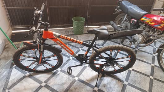 orange colour gari cycle