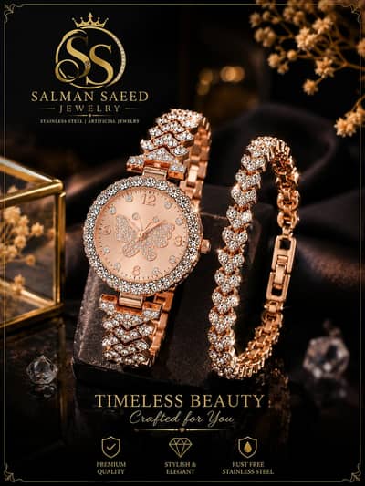 Watch and bracelet