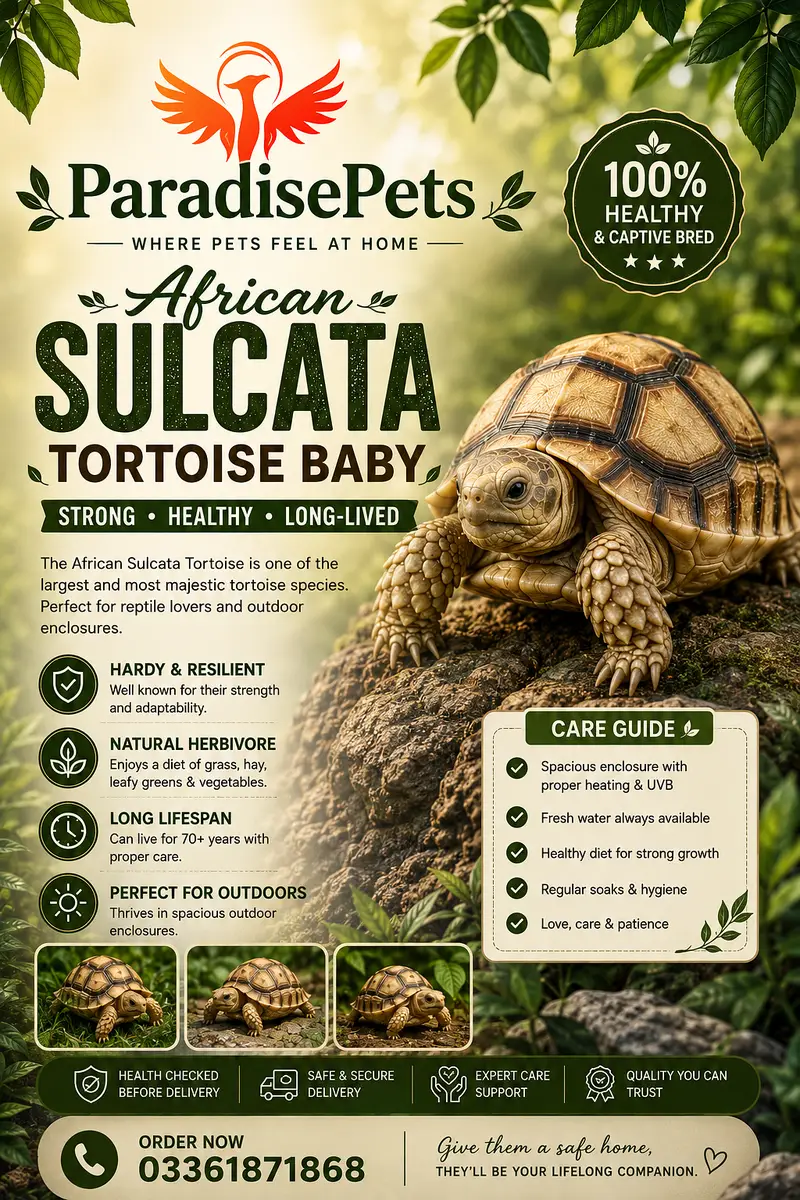 african sulcata tortoise baby