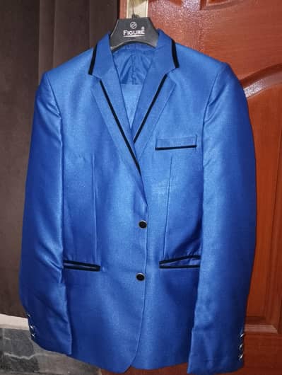 Royal Blue Shining Coat Pant – Size 32 – Excellent Condition