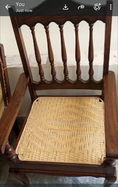 4 Wooden Chairs – Strong & Excellent Condition