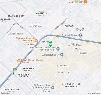 240 Sq. Yards West Open Transfer Plot for Sale in Radio Pakistan Society