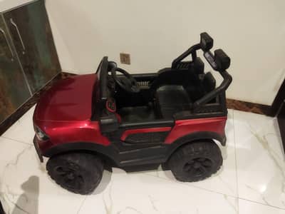 Stylish Red Ride-On Jeep for Kids