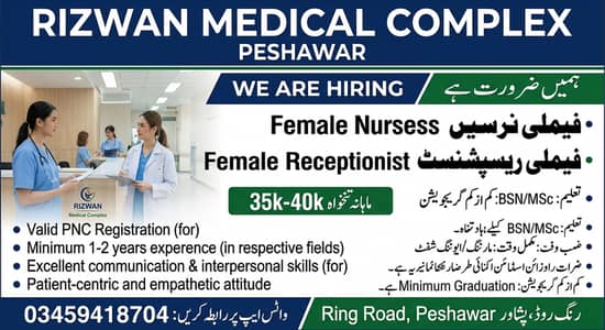 Female Nurse & Receptionist