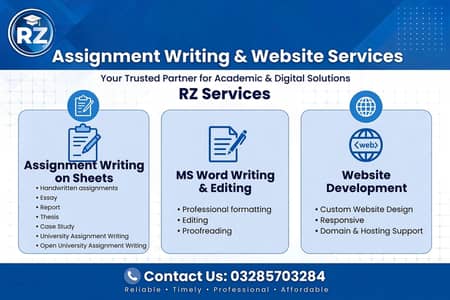 Phone 03285703284.     Affordable prices Services for students