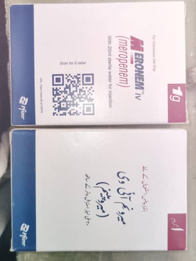 Injection meronum 1g Pfizer
