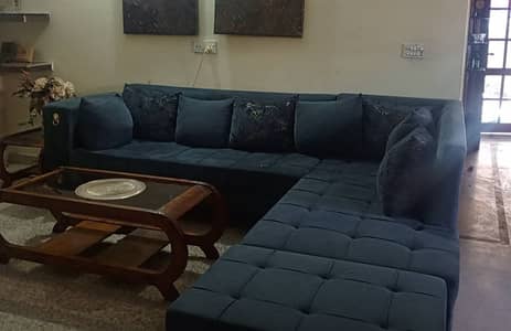 Grey L shape Sofa for sale