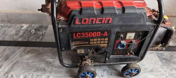 loncin generator 3.5kva petrol and gas for sale