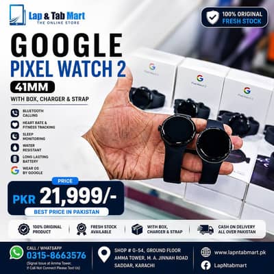 Google Pixel Watch 2 41mm | With Box, Charger & Strap