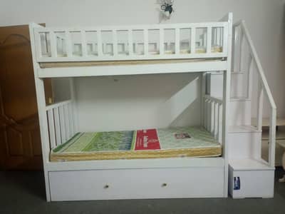 kids bunk bed (double bed) for sale two months used only