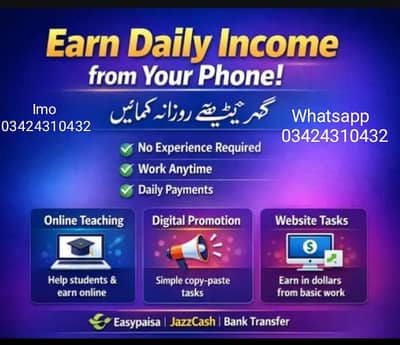 Online home based work