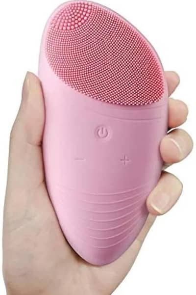 Pink Silicone Facial Cleanser for Pore Care
