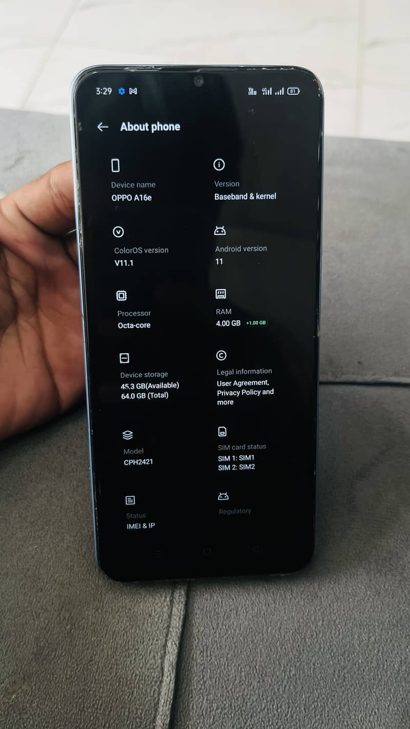 OPPO A16e 1