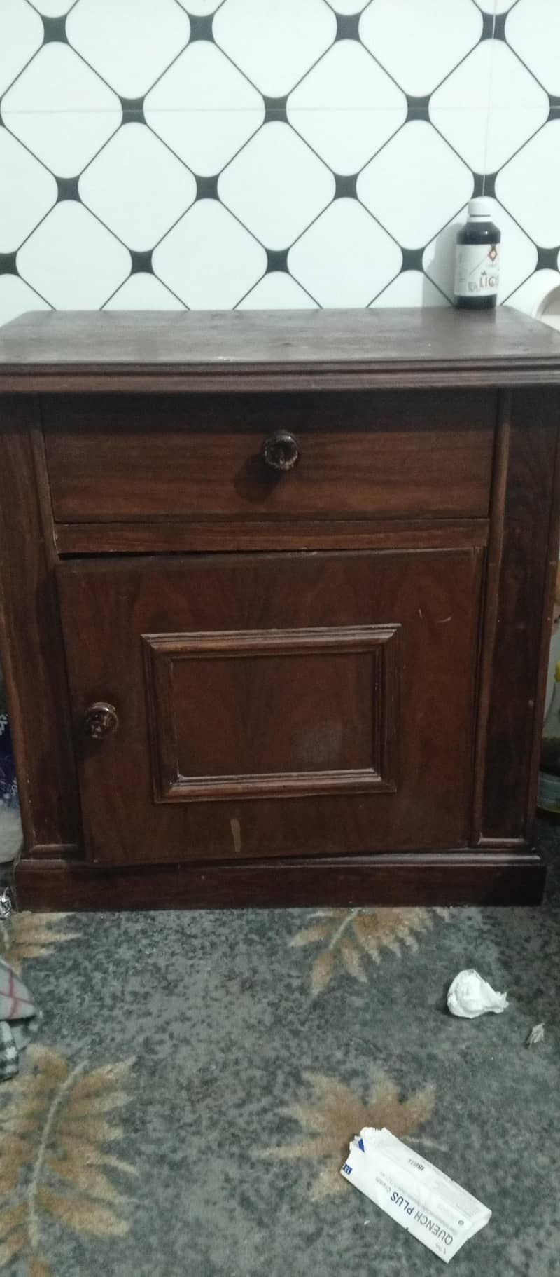 Double bed king size with 2side table 6