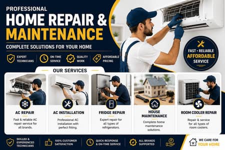 Professional AC Repair & Home Maintenance Services in Karachi