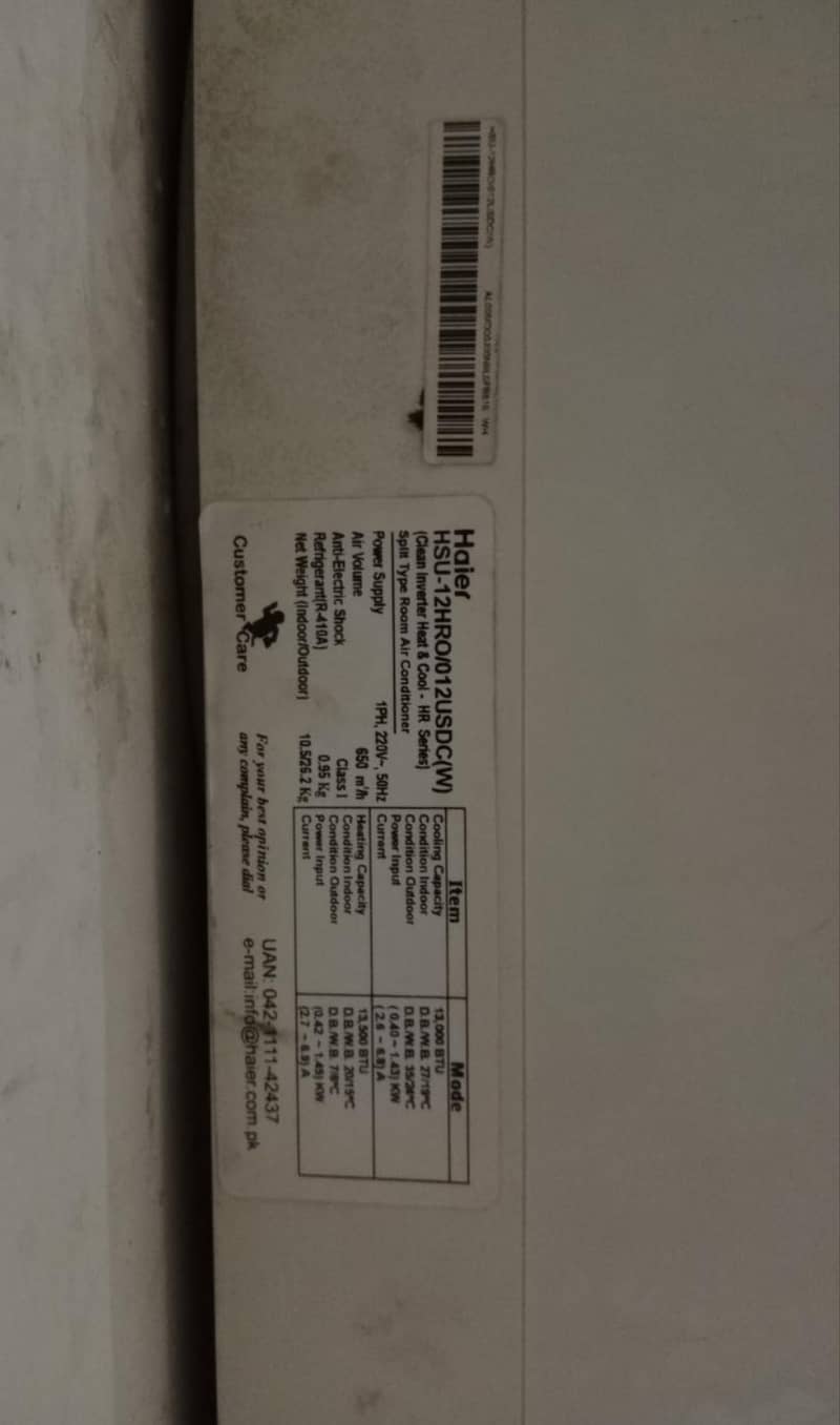 Haier Split AC 1