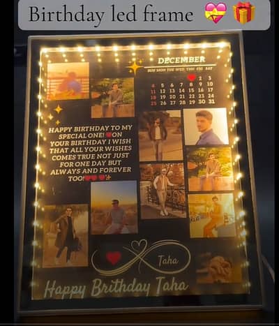 Birthday Led Frame