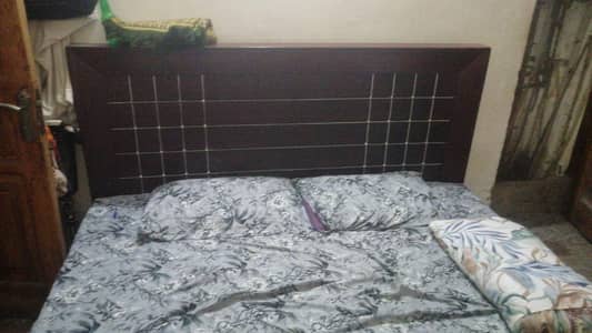 double bed and mattress
