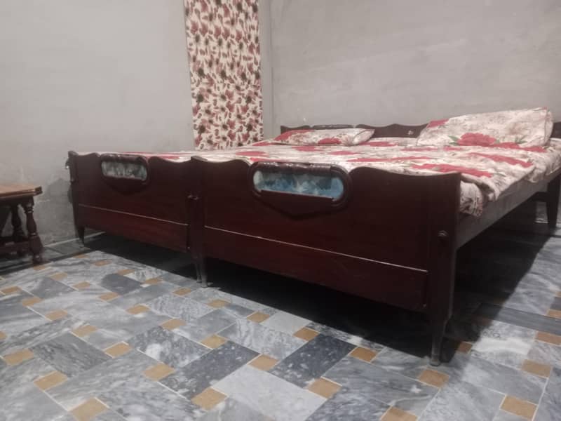 دو عدد پلنگ کنڈیشن 95 پرسنٹ 4