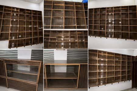 Complete Wooden Shop Display Racks for Sale