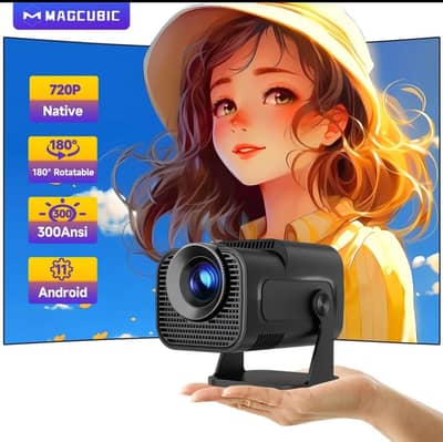HY320 Android Projector || 4K Supported | WiFi 6 |Smart Home Cinema