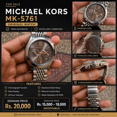 Michael Kors Original Watch MK-5761 | Excellent Condition