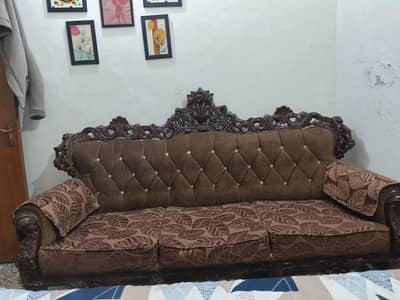 5 Seater Sofa Set In Used Selling Cheap Rate Similar Sofa cost 150k
