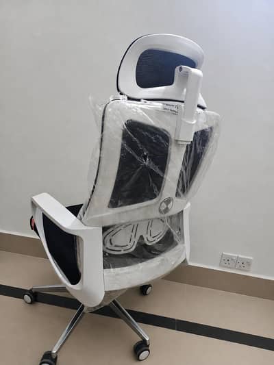High Back Ergonomic Mesh Office Chair – Headrest,Chrome Base