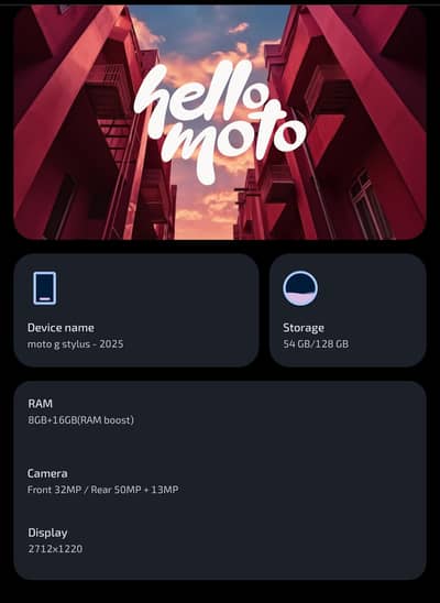 Motorola Moto G Stylus2025