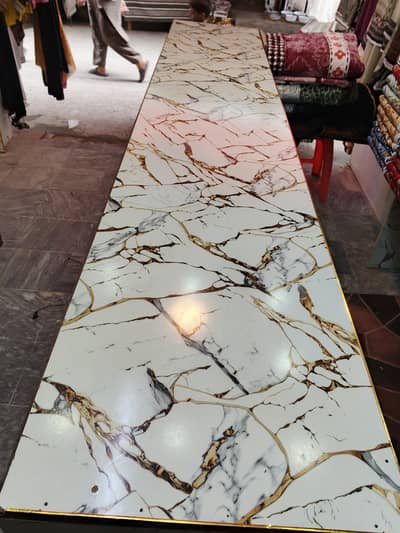 Wooden counter