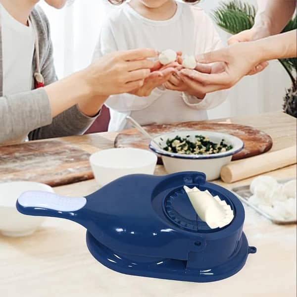 2 in 1 Dumpling Maker Machine - Make Delicious Dumplings, Ghughra, and Momos with Our Perfect Dumpling Machine for Gujiya Making and More