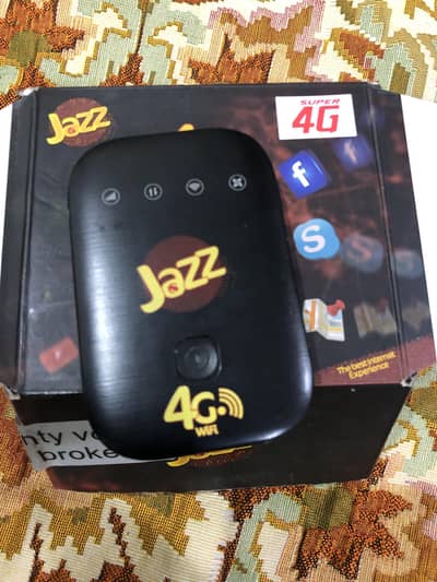 Jazz Super 4G WiFi Device (MiFi) – Good Condition