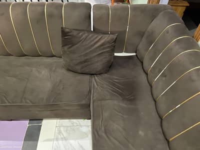 L shaped sofa