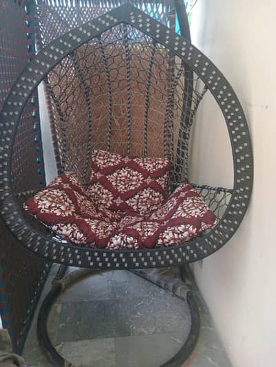 single seated hanging chair swing
