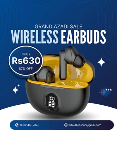 Wireless Stereo Earbuds.