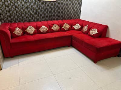 L shaped 6 seater sofa for slae  in Johar town D block