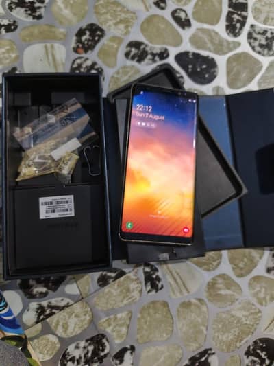 Samsung Mobile Note 8 box k sat official approve