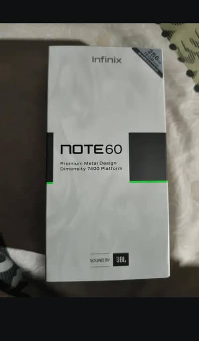 Infinix note 60  8/256 Gb