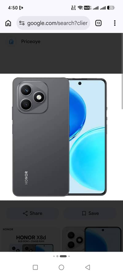 Honor X8d 256GB PTA Approved - Excellent Condition