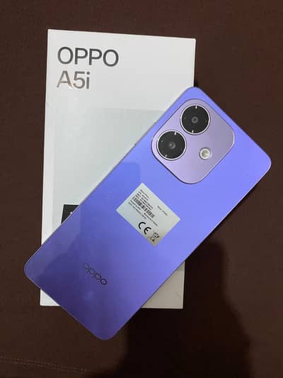 OPPO A5i (Starry Purple, PTA Approved) - Dual SIM, Original Phone