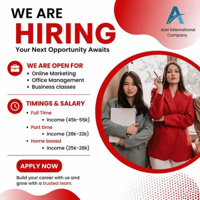 we are hiring male and female staff for online work