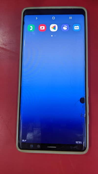 Samsung Galaxy Note 8 8 256 GP storage front glass broken hai bike bhi
