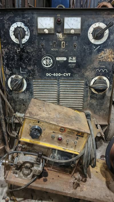 This is a CEA DC-400-CVT industrial welding machine.