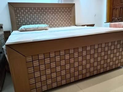 Bed Set, Wooden Bed, Single Bed, Double Bed, King Size Bed, Side Tabl