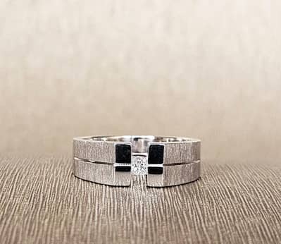 Ring/challa/silver925/diamond/certified