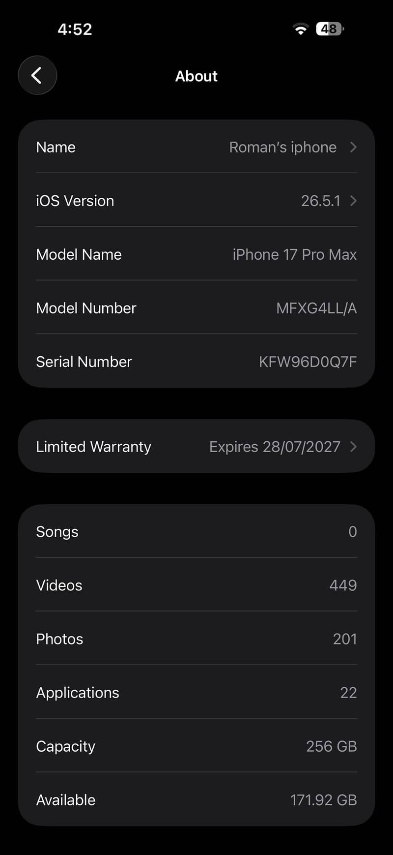 Apple iPhone 17 Pro Max 1