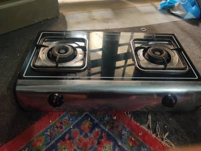 Double Burner Gas Stove For Sale.