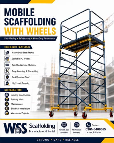 Scaffolding Pakistan | Mobile Steel Aluminum H Frame Supplier