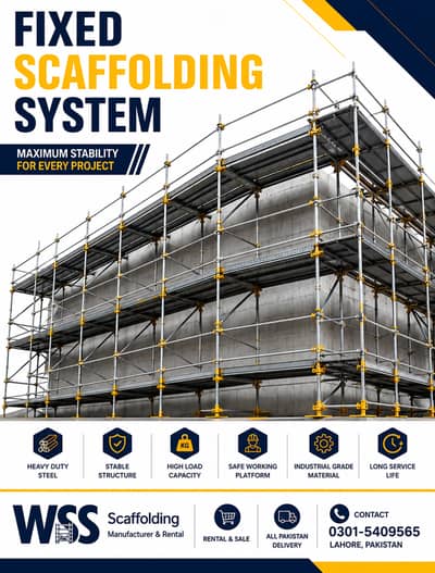 Steel Mobile H Frame Aluminum Scaffold Supplier in Pakistan